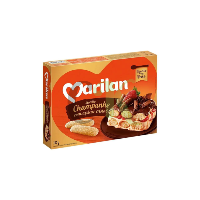 Biscoito Champanhe com Açucar Cristal Marilan 150g