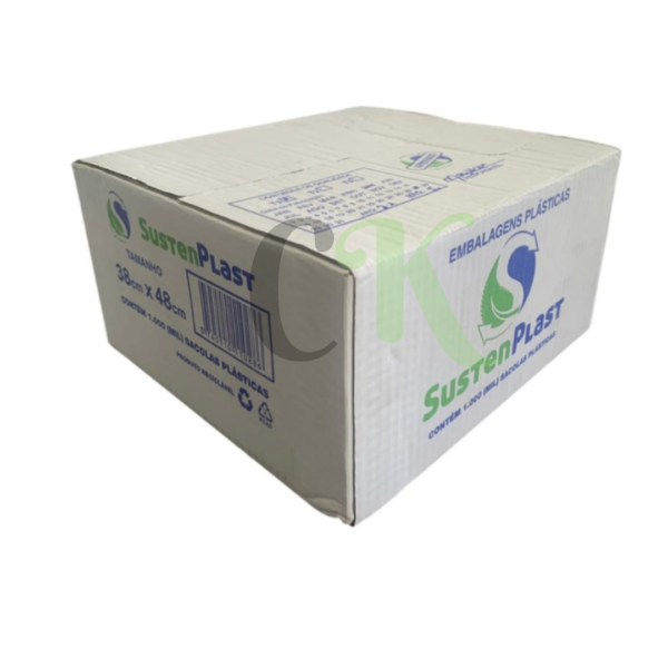 Sacola Branca Sustenplast Light 38x48 Cx c/ 1000un